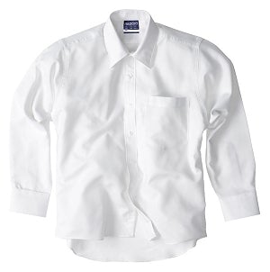 Midford Boys School Shirt Long Sleeve White  1006