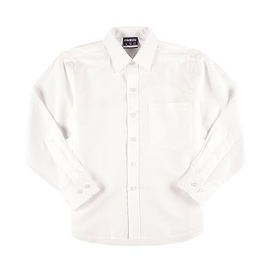 Boys Long Sleeve School Shirt Brushed Poly/Cotton